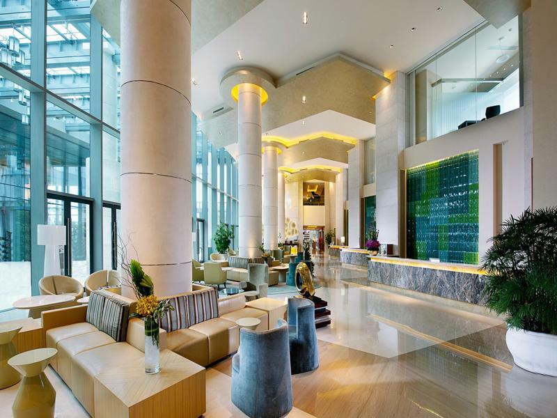 Holiday Inn Shanghai Pudong Kangqiao By Ihg - Free Shuttle Bus To Disney Land, Ins Swimming Pool Eksteriør bilde